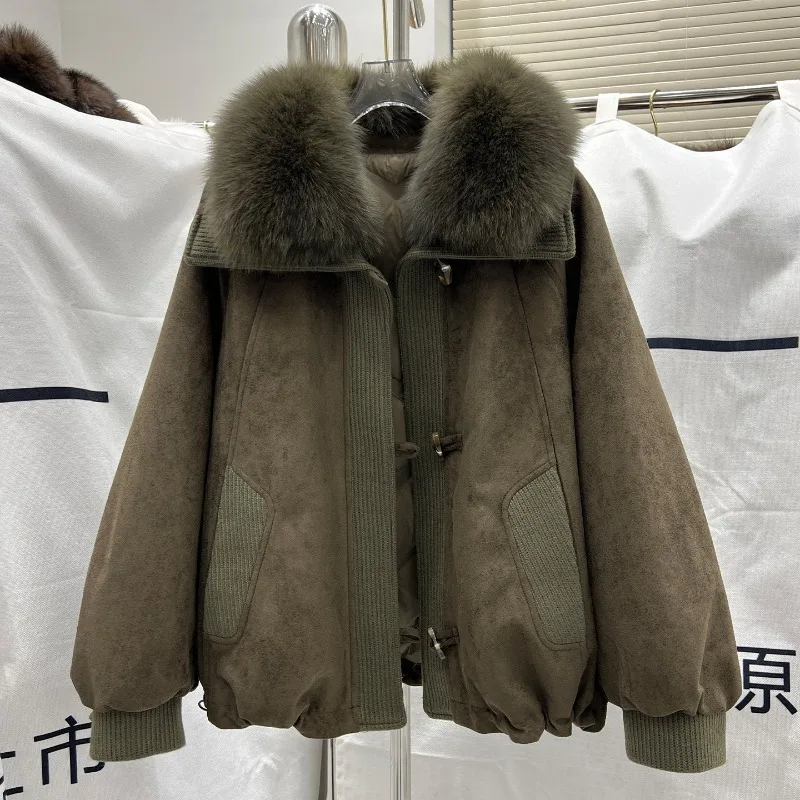 Women's Winter Oversize Down Jacket Winter Puffer Jacket Cold Weather with Quilted Outdoor Clothes City Fashion Casual Windproof