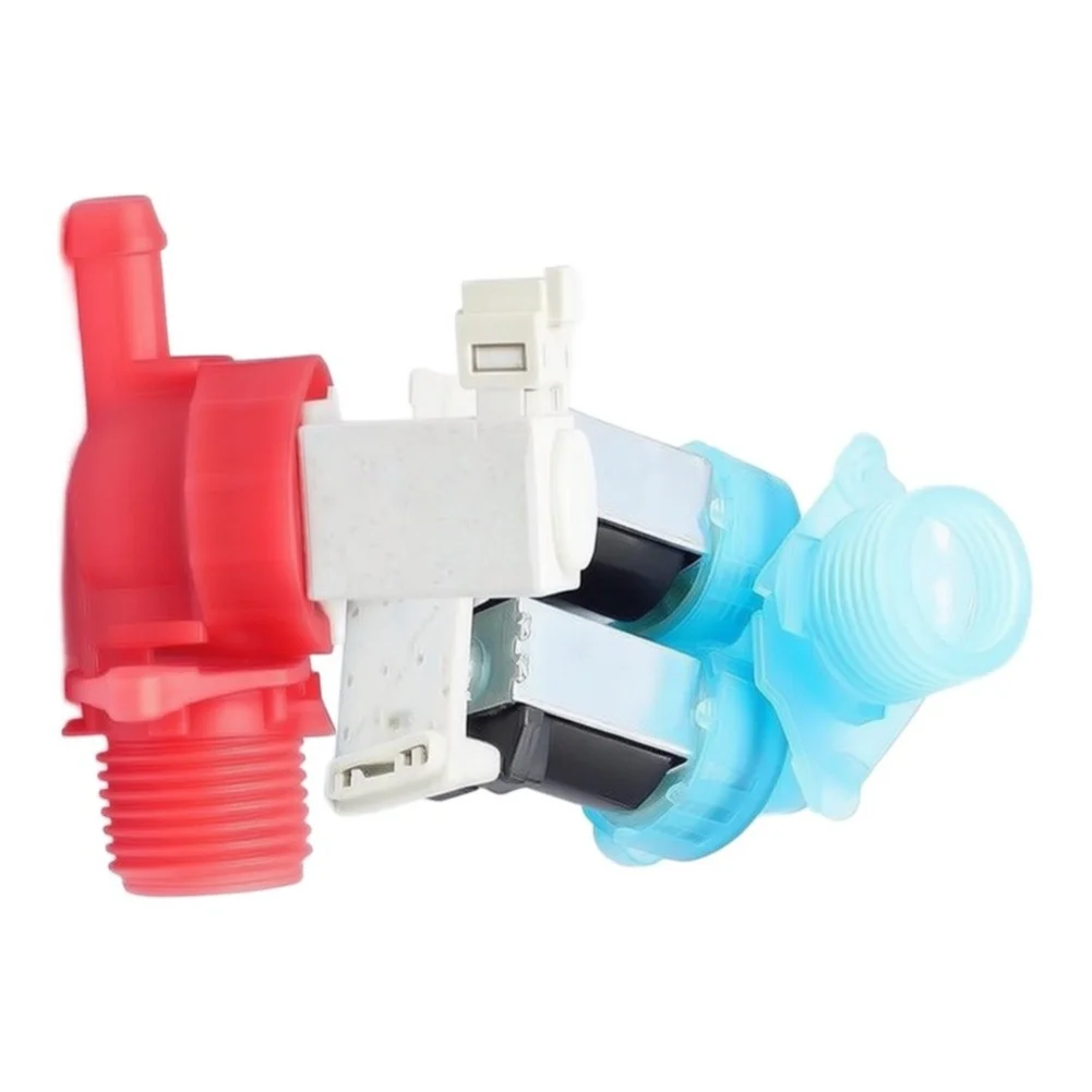 Inlet Valve Assembly W11688994 W11688995 Hot and Cold Valve Pair ABS Construction Precision Flow Stable Sealing