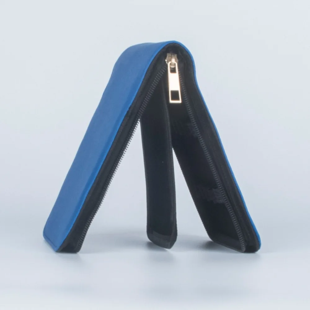 

Коробка для канцелярских принадлежностей, сумка-контейнер для ручек, вместительный пенал для ручек и карандашей из искусственной кожи на молнии, 12 отделений, 6 цветов, подарки для детей