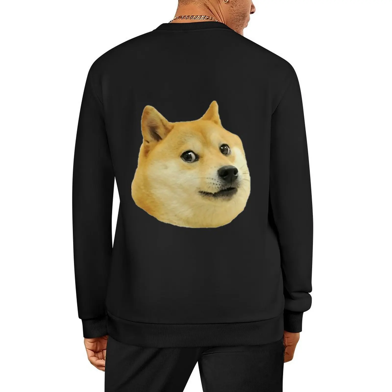 بلوزة Doge بلوفر رياضية ملابس شتوية على الطراز الياباني سترة شتوية للرجال