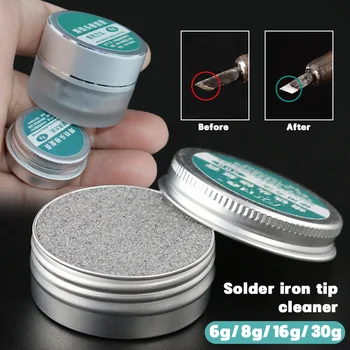 6g/30g Soldering Iron Tip Refresher Tip Tinner Activator Non-stick Tin Solder Cream Clean Paste Tip Cleaner Remover Repair Tool