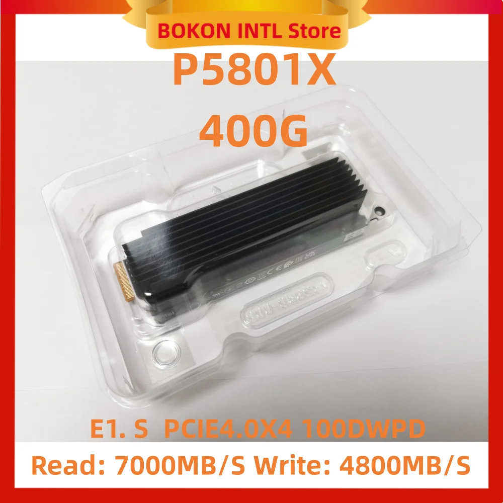 SSDPFR1Q400GBF1 Brand new  P5801x 400G E1. S  PCIE4.0X4 Read: 7000MB/S Write: 4800MB/S 100DWPD For Intel OPTANE