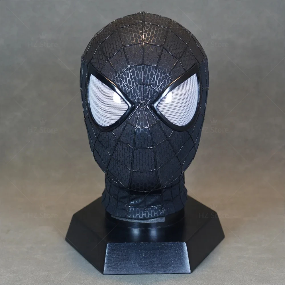 Marvel The Amazing Spider-man 3 Venom Mask with Faceshell 1:1 3D Handmade Black Spiderman Masks Halloween Cosplay Birthday Gift