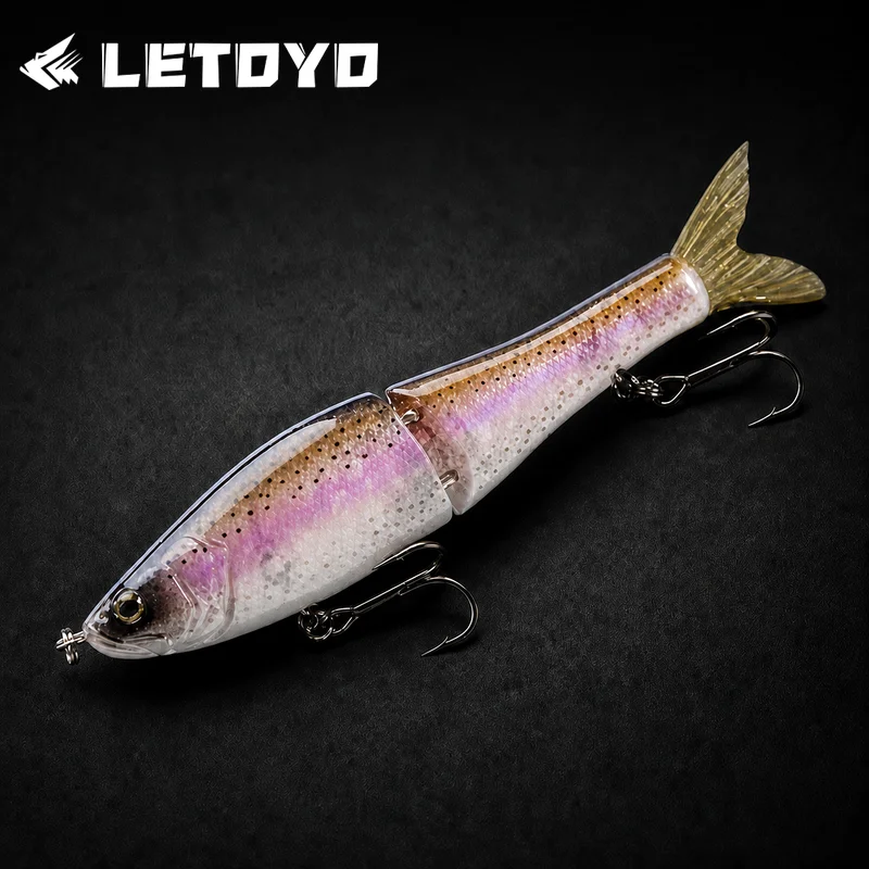 Image of LETOYO 7,68 Zoll 2,66 Unzen Sinkender Mehrteiliger Glide Bait Swimbait 2-Teiliger Bionischer Hartköder für Hecht- und Barsch-Angeln in Süßwasser