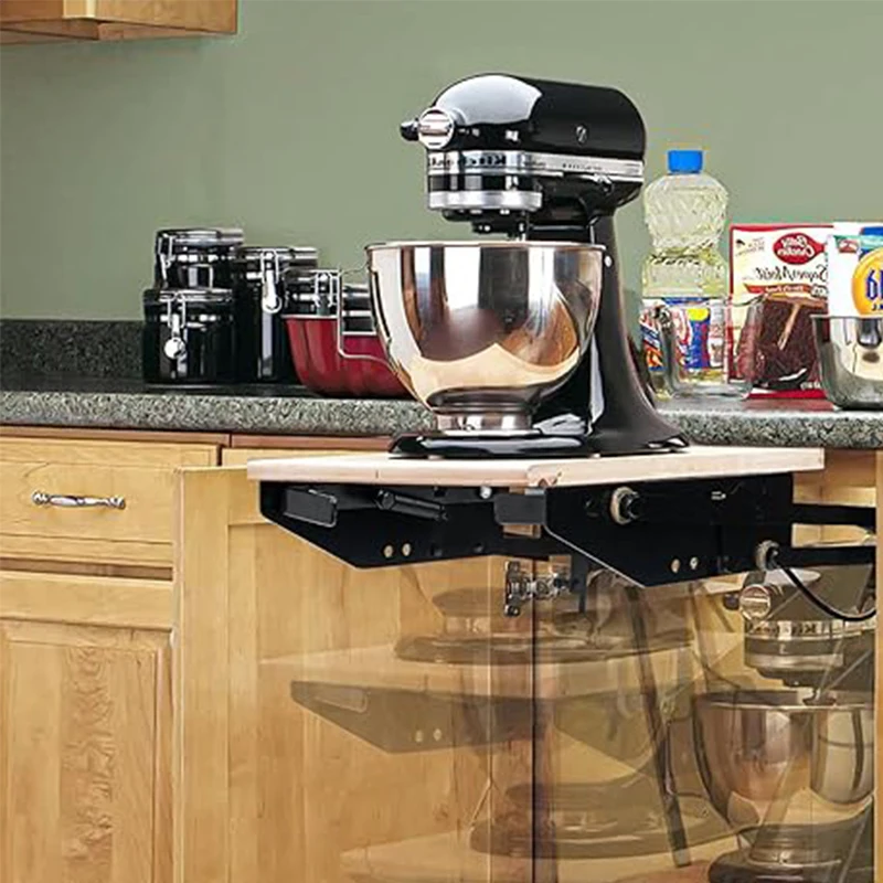 Lifting Hardware Food Storage Device Spring Loaded and Appliance Stand Shelf Kitchen Cabinet Mechanism Mixer Lift Up