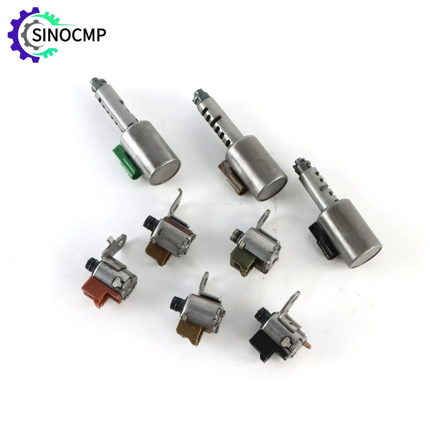 

Комплект соленоидов трансмиссии SINOCMP, 8 шт., AW55-50SN, AW55-51SN, AF33-5, AW235 для Volvo XC90, S60, C30, S40, V50, V70, Chevrolet Equinox