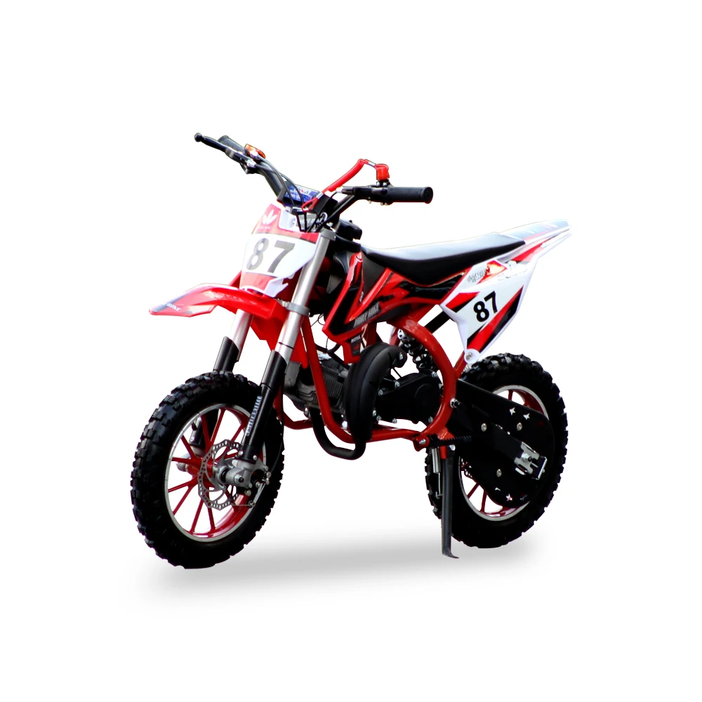 Modern design 2 stroke mono shock rear fork petrol power kids bike mini motorcycle  Mini dirt bike 49cc