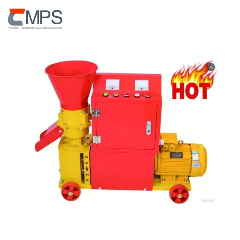 High-capacity 200-300kg/h Biomass Pellet Making Machine Factory Direct Sales Steel Material Biomass Machine