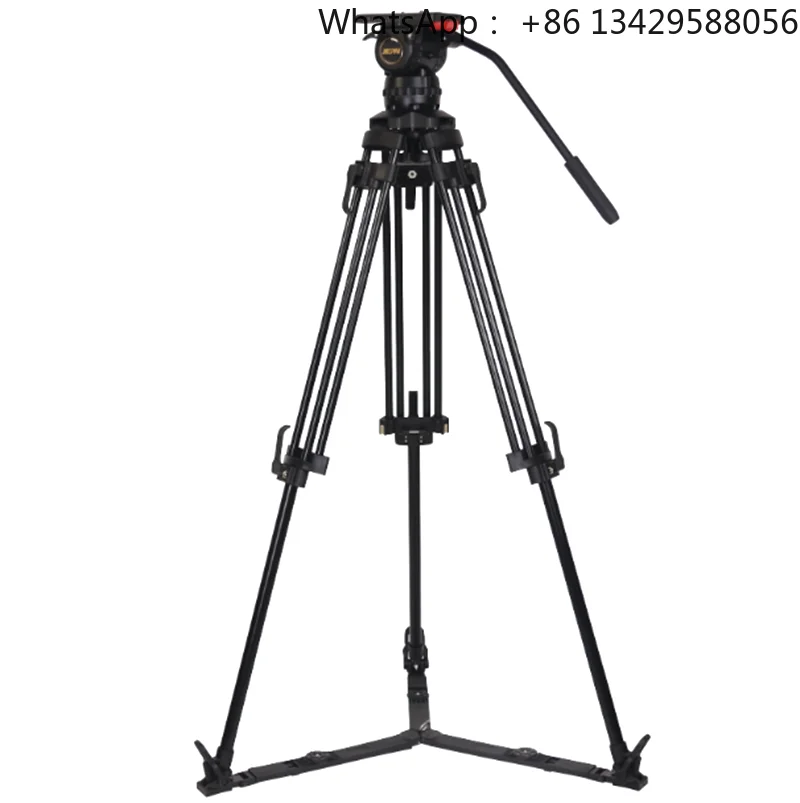Photographic Accessories Jiepai V15 Professional Broadcast CCTV Heavy Duty Video Camera Tripod for 15KG Camcorder