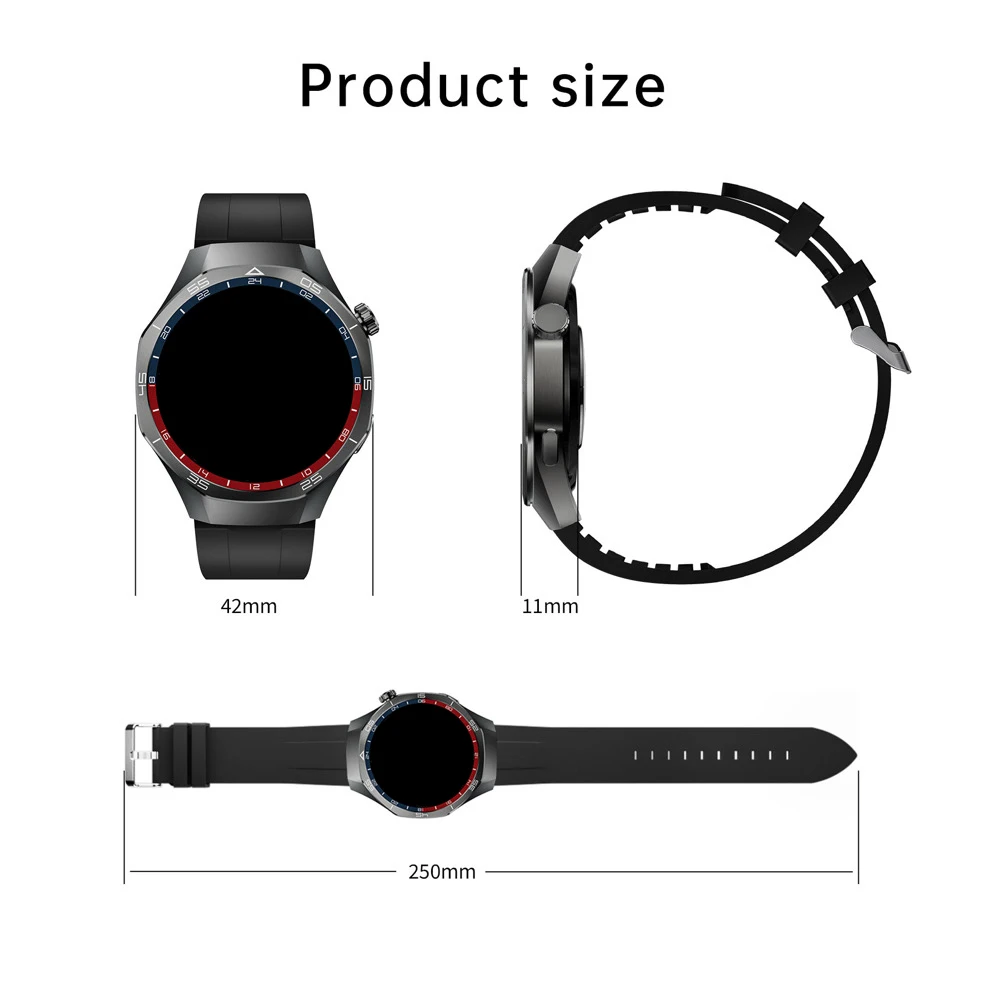 남녀공용 AMOLED 스크린 스마트워치 블루투스 통화 날씨 스포츠 여성용 팔찌 심박수 건강 스마트워치 무선 충전