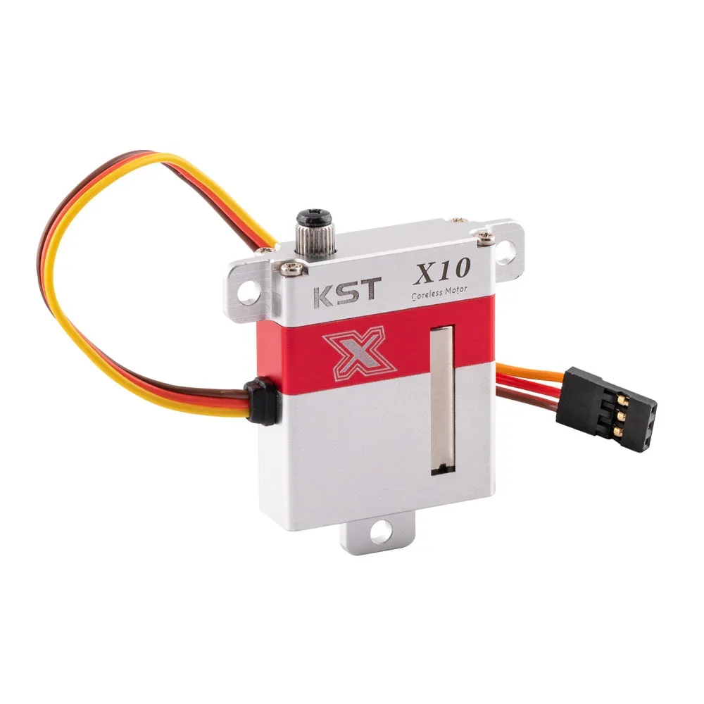 KST X10 V8.0 10kg 0.10 Sec Micro Digital Metal Gear Glider Servo Motor for Drone UAV RC Car Robot Arm Boat Helicopter Airplane