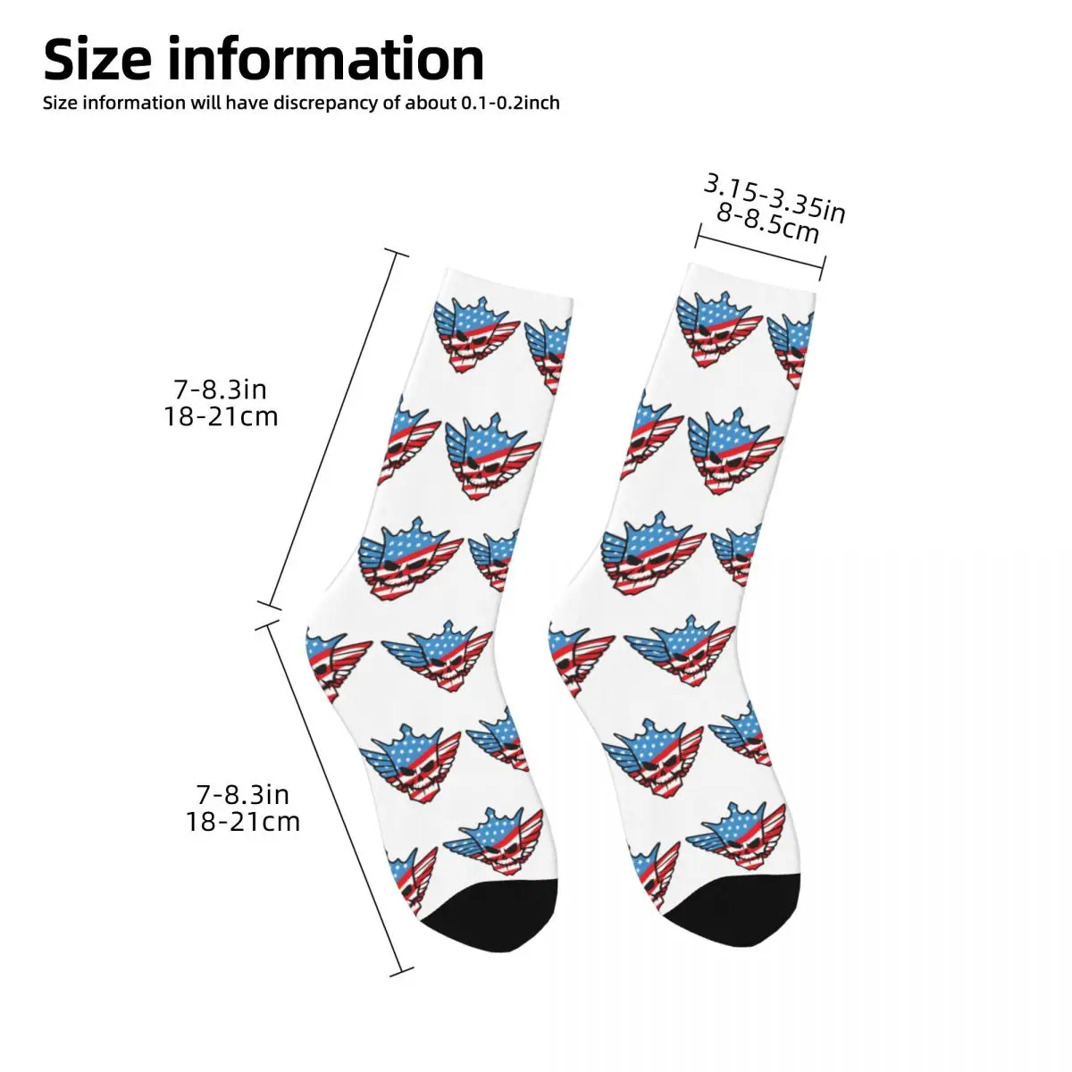 Harajuku Cody Rhodes Basketball Socks Polyester Long Socks for Women Men Sweat Absorbing