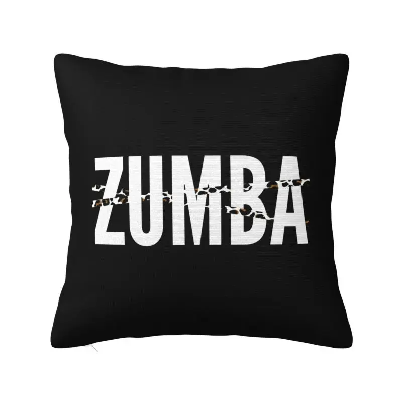 Custom Luxury Zumbas Leopard Dance Cushion Covers 45x45cm Polyester Throw Pillow for Sofa Square Pillowcase