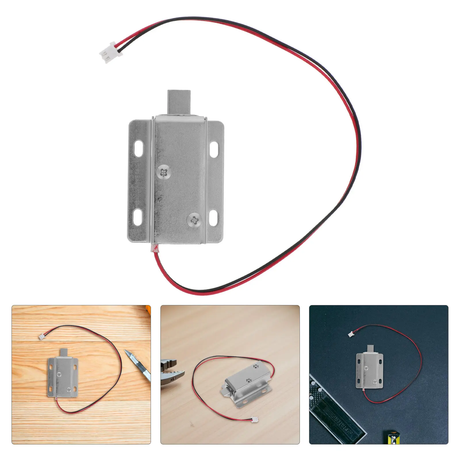 

Electric Cabinet Latch Lock Slanted Bolt Intelligent Solenoid Magnetic Lock for Vending Machine Locker Cupboard Drawer Remote