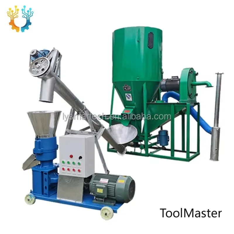 

【2026】Complete Feed Production Line Poultry Cattle Cows Sheep Fish Feed Making Machine