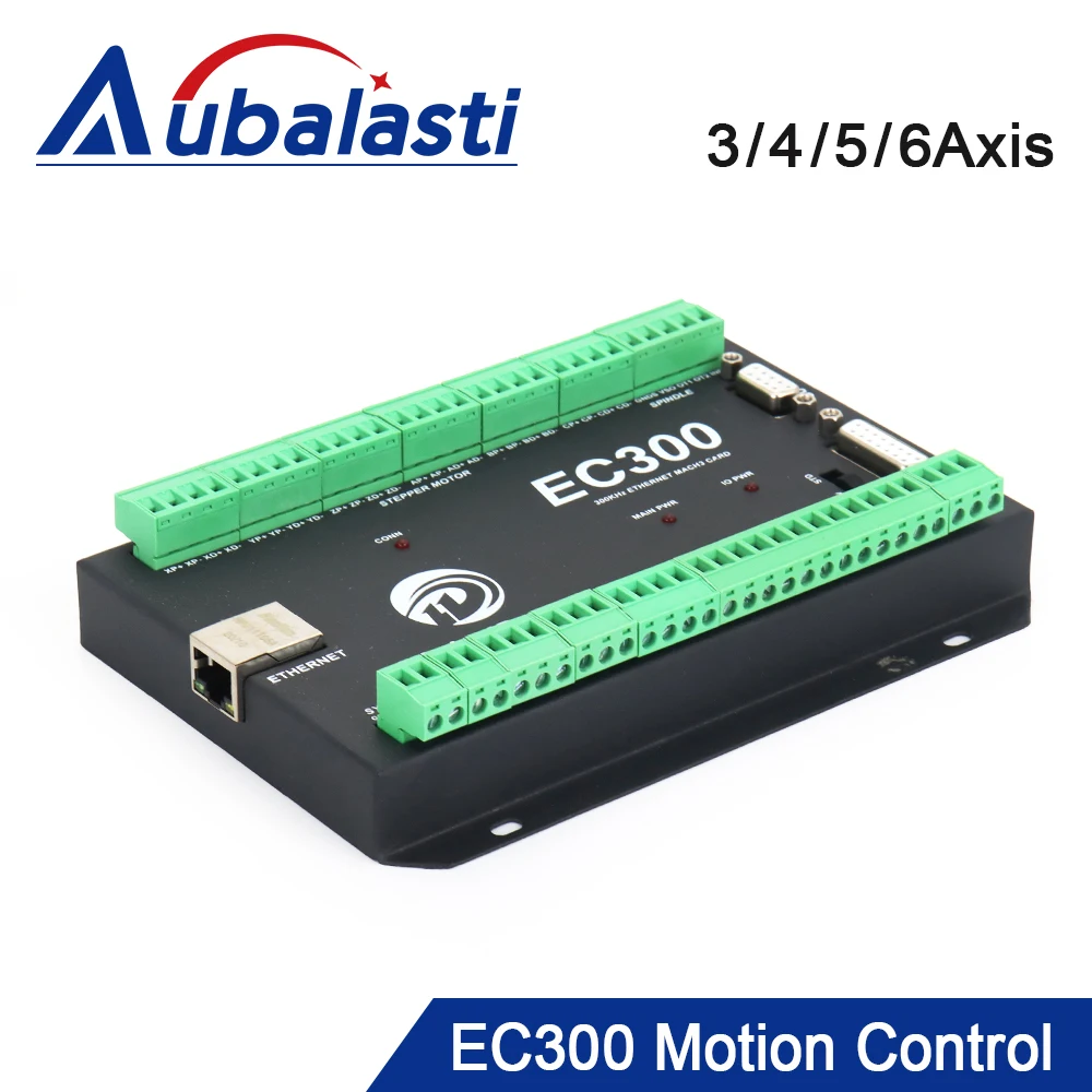 Aubalasti EC300 USB Mach3 CNC Motion Controller NVUM Upgrade 3/4/5/6 Axis Motion Control Card for CNC Milling Machine
