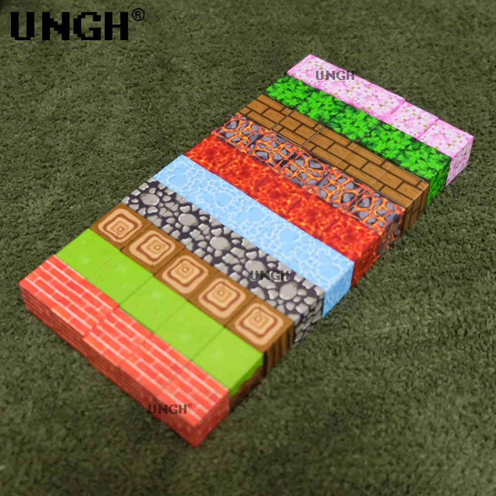 UNGH 100-400 قطعة سلسلة الحمم البركانية كتلة مغناطيسية لغز المغناطيس لعبة بناء مجموعة البناء الجذعية لتقوم بها بنفسك لعبة هدايا للأطفال