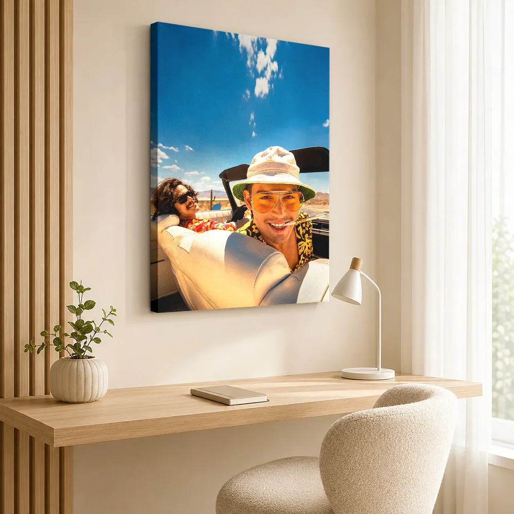 Fear and Loathing in Las Vegas movie Canvas Poster Personalized Photo Vintage Movie Wall Paintings Decoration for Home Theater