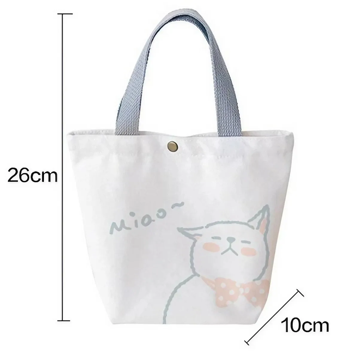 Reusable Large Capacity Canvas Shopping Bag - Cute Casual Shoulder Bags, Stonego Tote Purses, Casual Handbag for Women