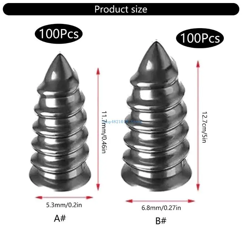 T3LF Chiodi per riparazione pneumatici Compatti e facili da usare Chiodi per riparazione rapida pneumatici Strumento per
