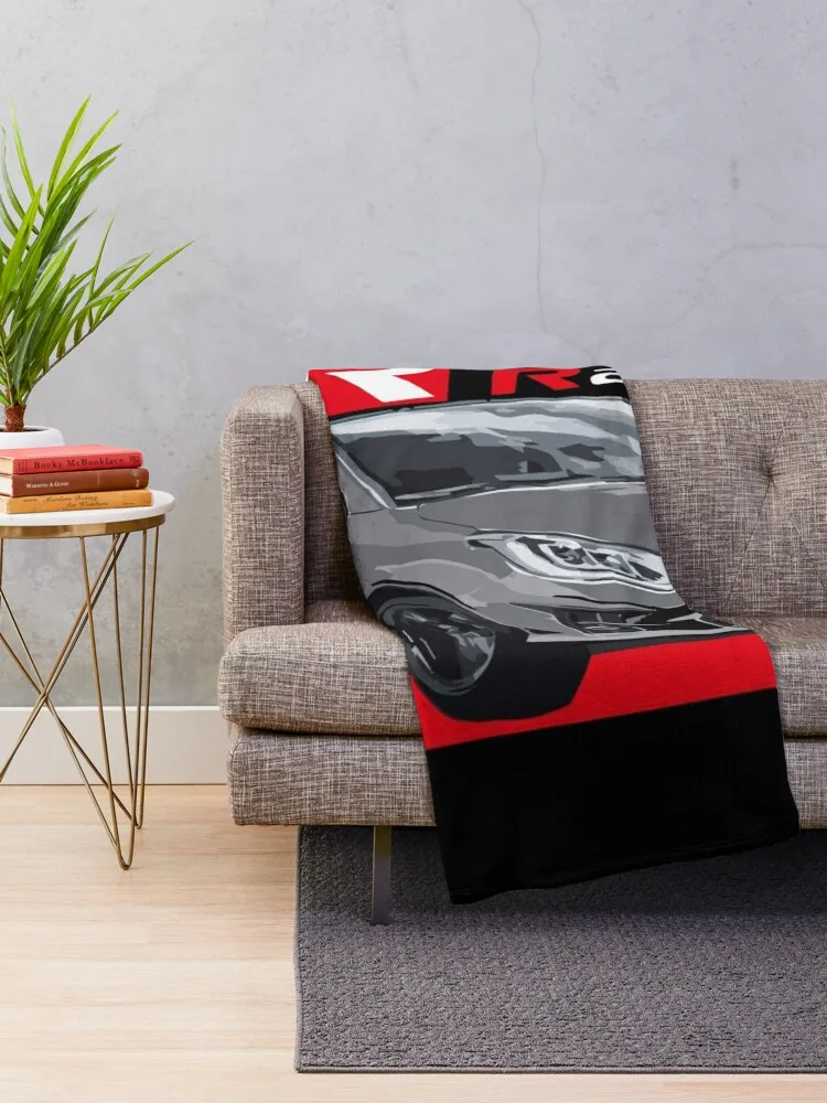 TOYOTA GR YARIS - gazoo racing Precious Black Throw Blanket Soft manga Soft Plaid Hairys Blankets