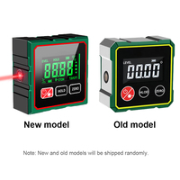 Magnetic Digital Angle Gauge Electronic Protractor Horizontometer Inclinometer with LCD Backlight Bevel Box Level Measuring Tool