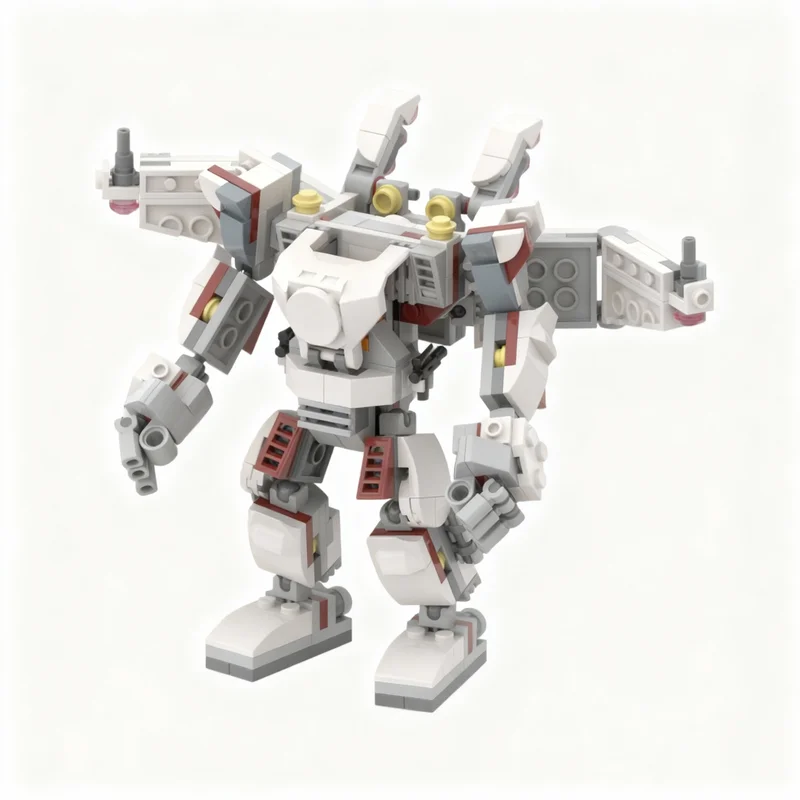

334PCS MOC Space Battle Galactic Republic E Wing Mech 1 X2 Model Technology DIY Assembly Building Blocks Display Birthday Gift