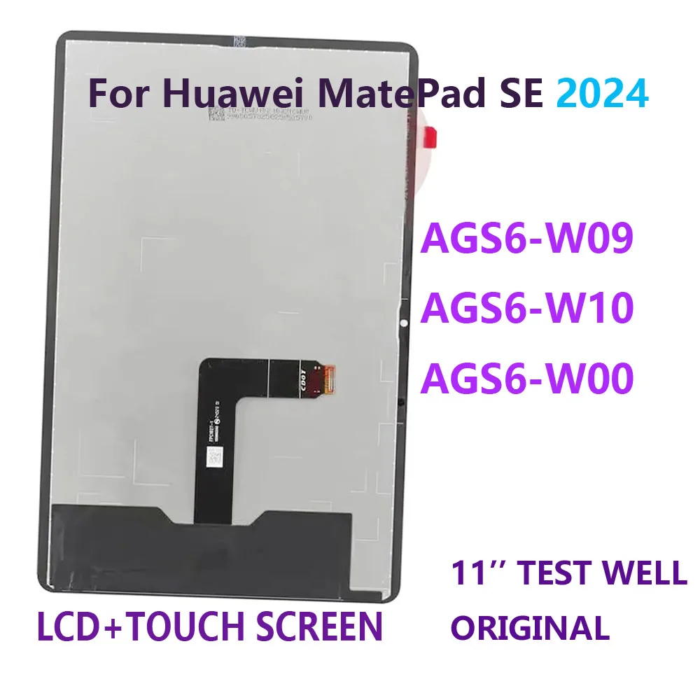 

Оригинальный новый 11-дюймовый ЖК-дисплей для Huawei MatePad SE 2024 AGS6-W09 AGS6-W10 AGS6-W00, ЖК-дисплей с дигитайзером сенсорного экрана в сборе
