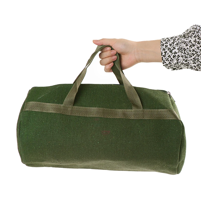 

Durable Thicker Canvas Tool Pouch for Electrical Tool Storage Organizer