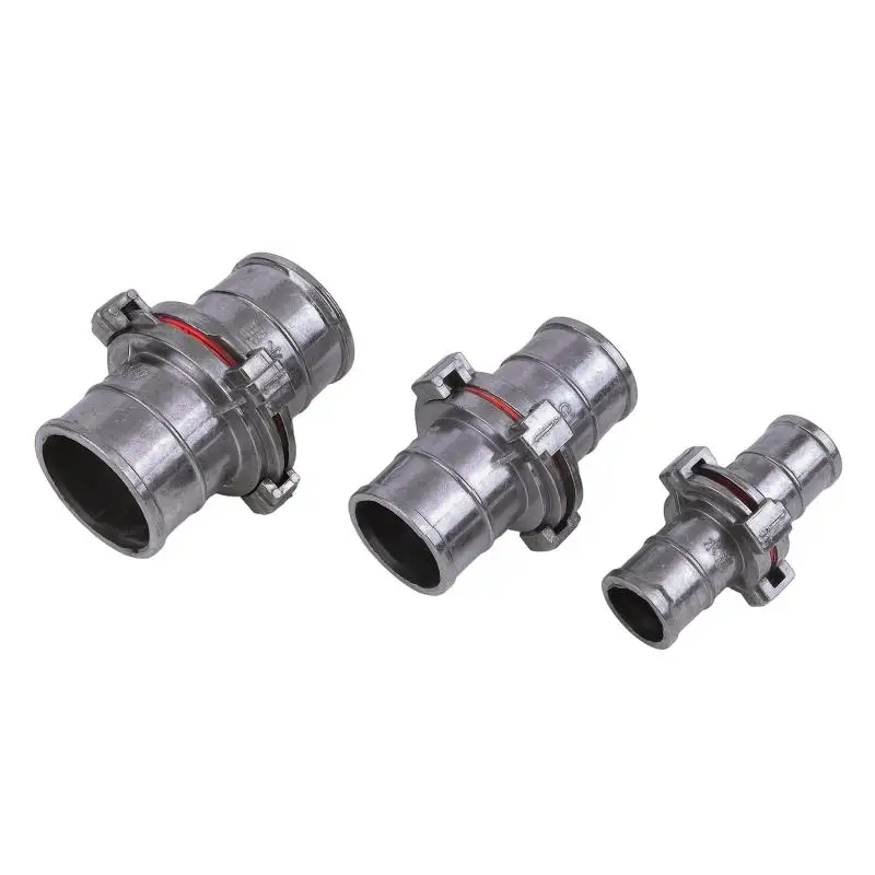 Fire Hose Connector Rust Resistant Snap Coupling Quick Connect Hose Clamp for Outdoor Lawn Irrigation Watering
