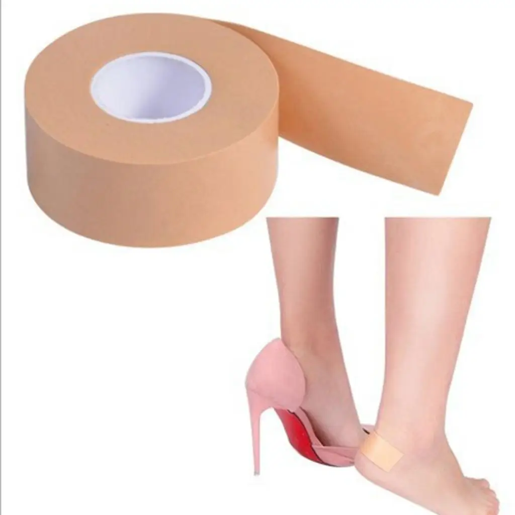 Blister Pad Bandages 2.5 Meters Waterproof Soft Foam Rolls Heel Corn Abrasion Protection for Daily Use