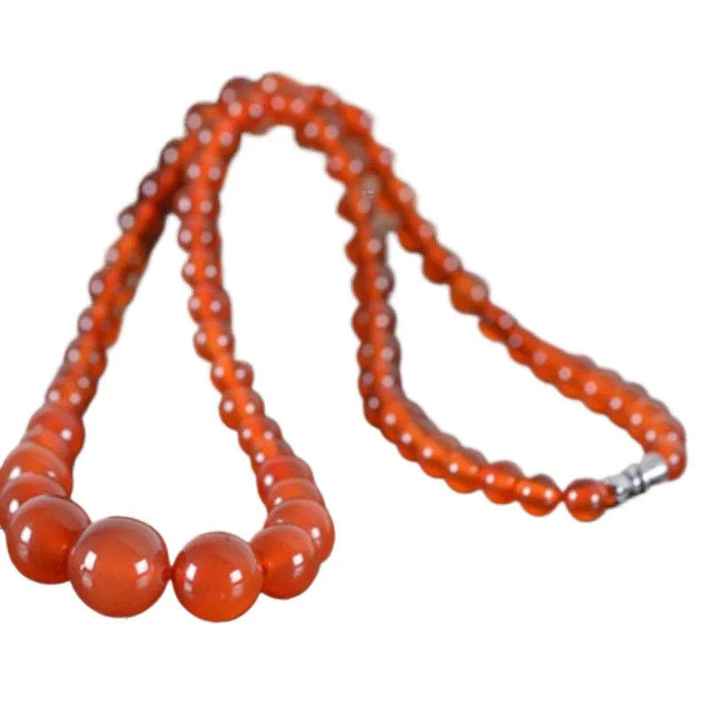 

Nanhong agate tower chain women's collarbone fashion ethnic style chalcedony neck jewelry jade necklace