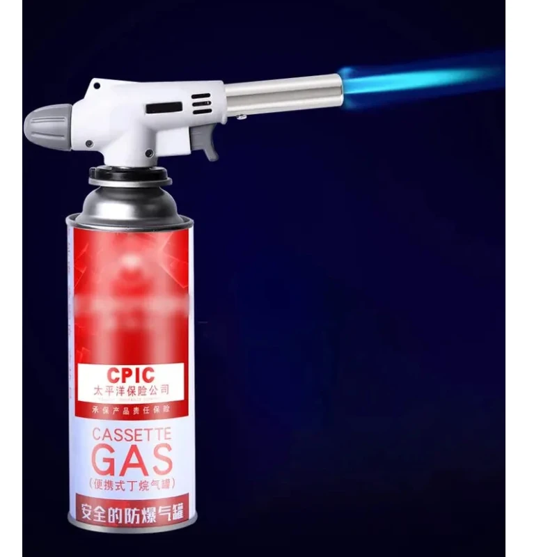 2026 Antorcha de gas butano con encendido automático para soldadura, quemador de gas, pistola de llama para barbacoa, camping y cocina