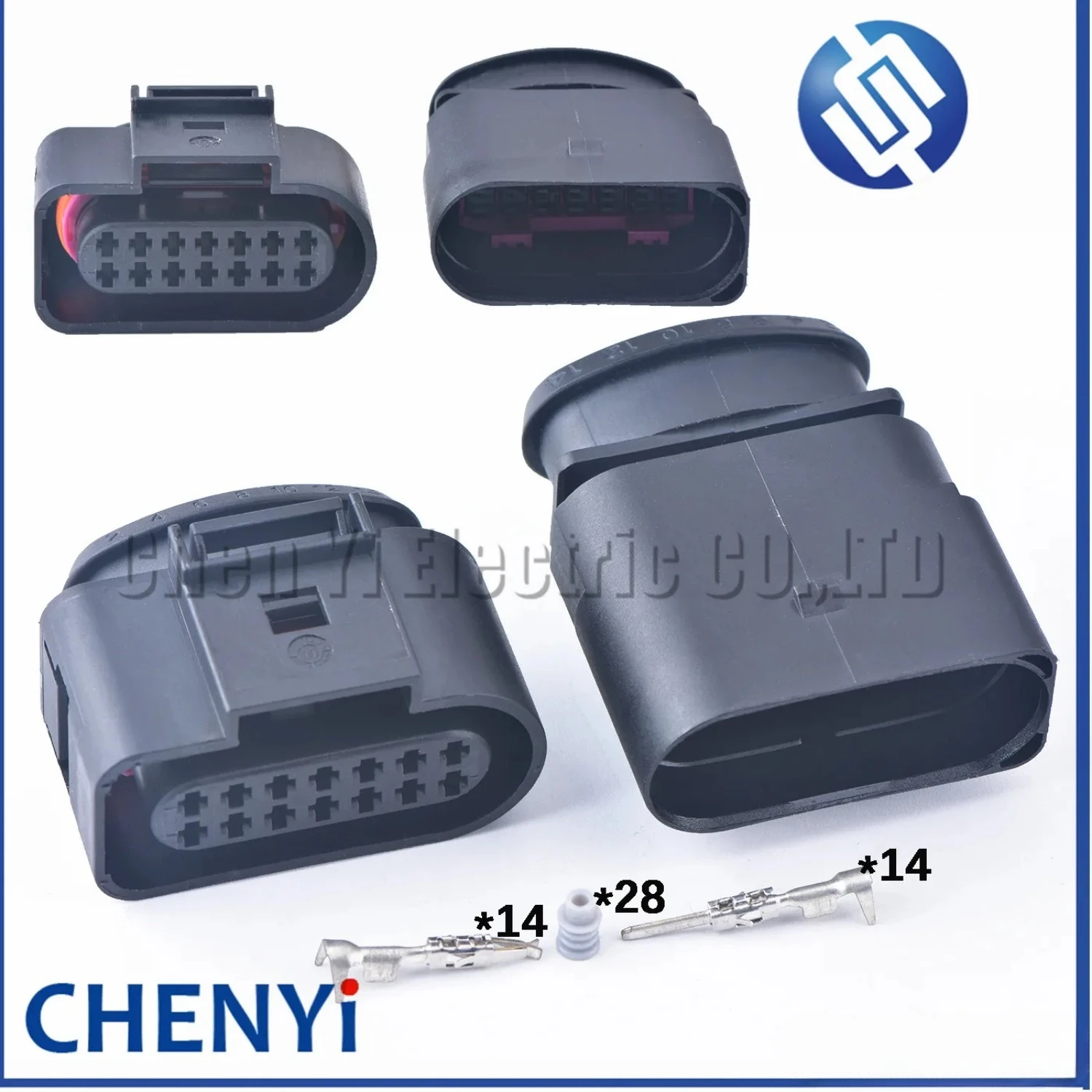 14 Pin car xenon headlights plug Auto 09G Gearbox Cable Socket waterproof connector 6X0973717 6X0973817 6X0 973 817