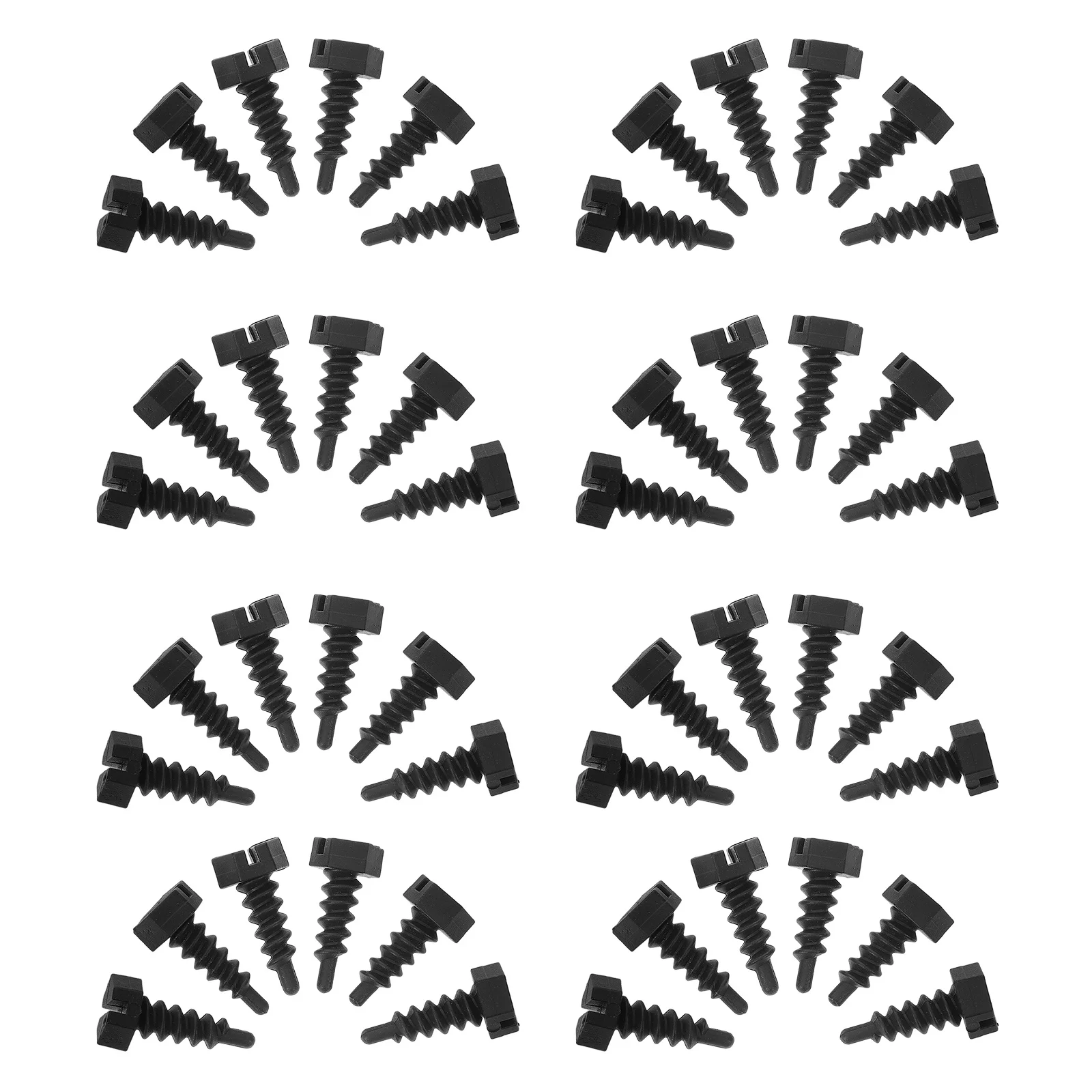 

100Pcs Root Plant Screw Plastic Hex Durable for Plant Grafting Rooting Control Screws Irrigation Tubing Irrigation Tubing