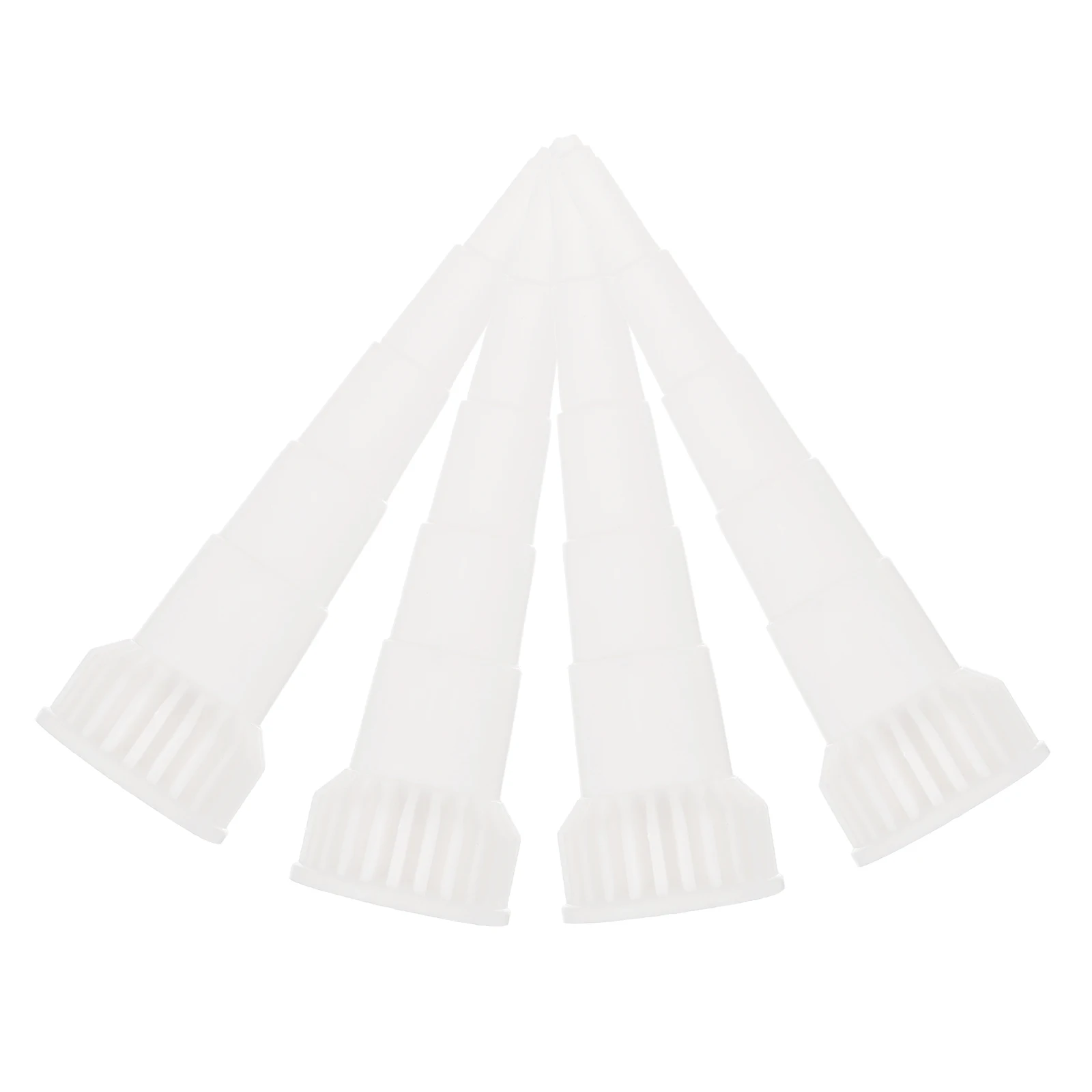 

4pcs Caulking Nozzles Glue Tips Sealant Heads Finishing Tools Protective Caps Reusable Caulk Saving Covers Tube Sealing