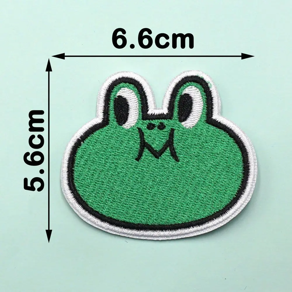 Cartoon-Figuren Niedlicher Brauner Hase Choco Kawaii Bestickter Stoffaufnäher Kreatives Mädchenhaftes Rucksack-DIY-Dekorationsabzeichen mit Klettverschluss – Detail 5
