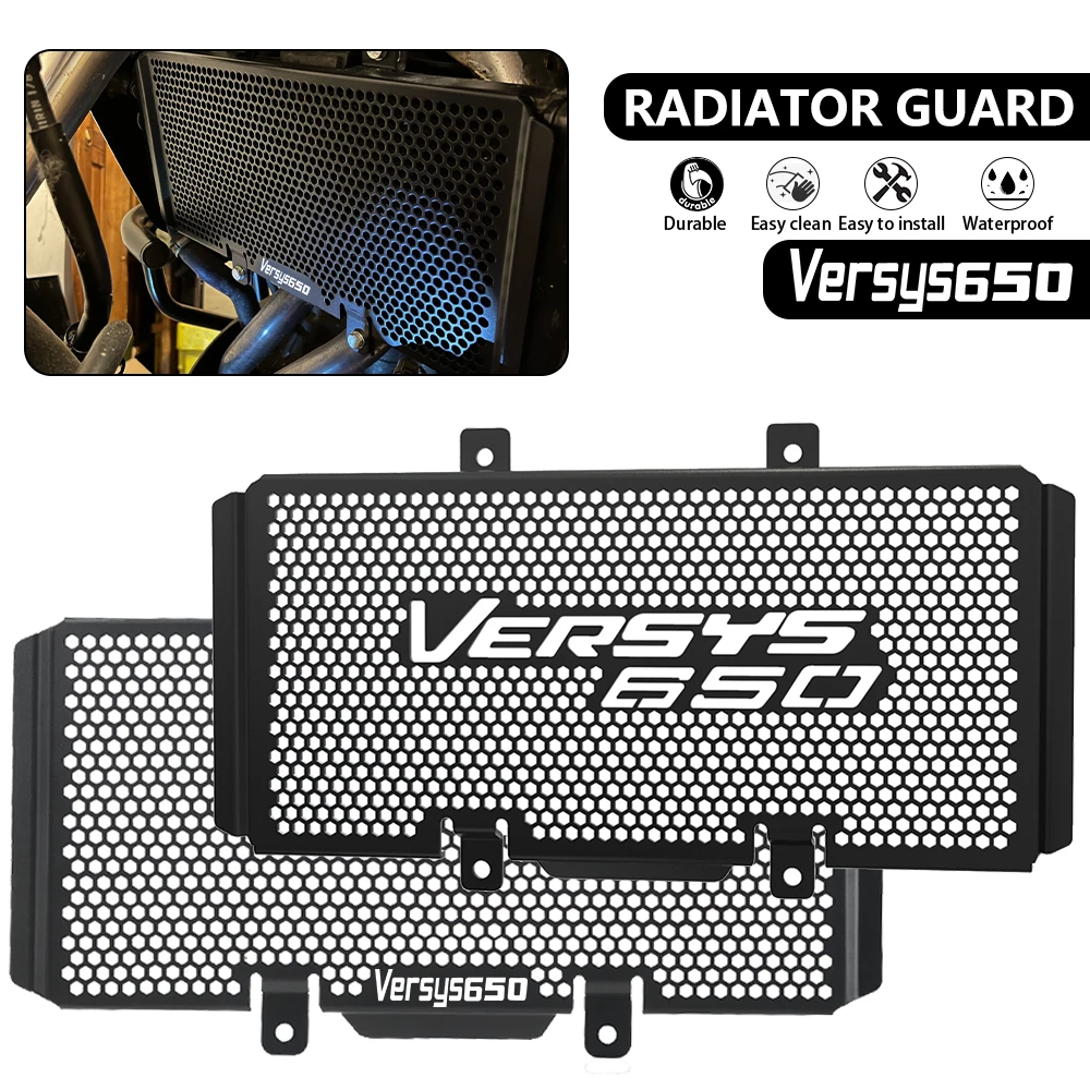 Versys650 Motorcycle Accessories Radiator Guard Grille Cover Protector Grill For Kawasaki Versys 650 2010 2011 2012 2013 2014