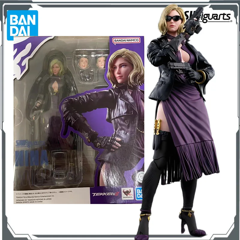 

Bandai Original S.H.Figuarts Tekken 8 Нина Уильямс 150 мм аниме фигурка в сборе модель игрушки модель подарки для мальчиков