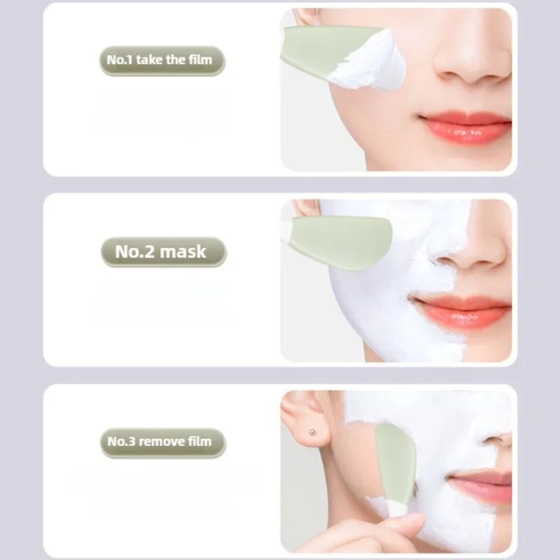1/2 Uds cepillo facial espátula de loción de doble cabeza aplicador de mascarilla facial de silicona exfoliante de labios y espinillas cepillo de masaje cuidado de la piel
