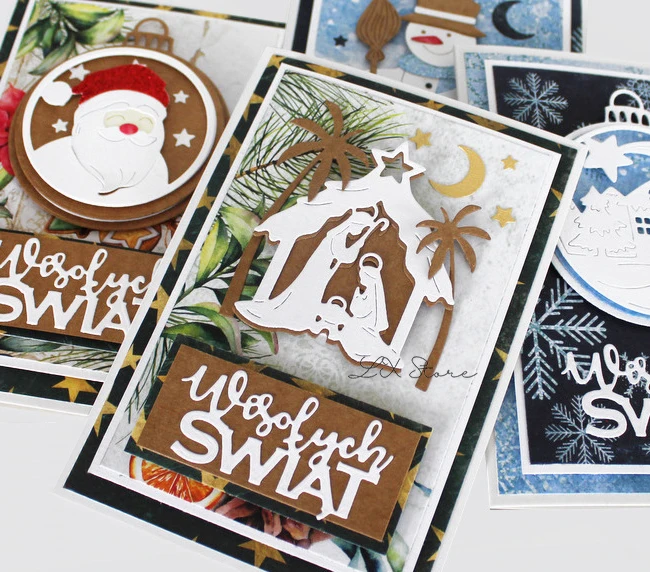 New Design Craft Metal Cutting Die die cuts pray Mary Jesus coconut tree scrapbook Album Paper Card Craft Embossing die cuts