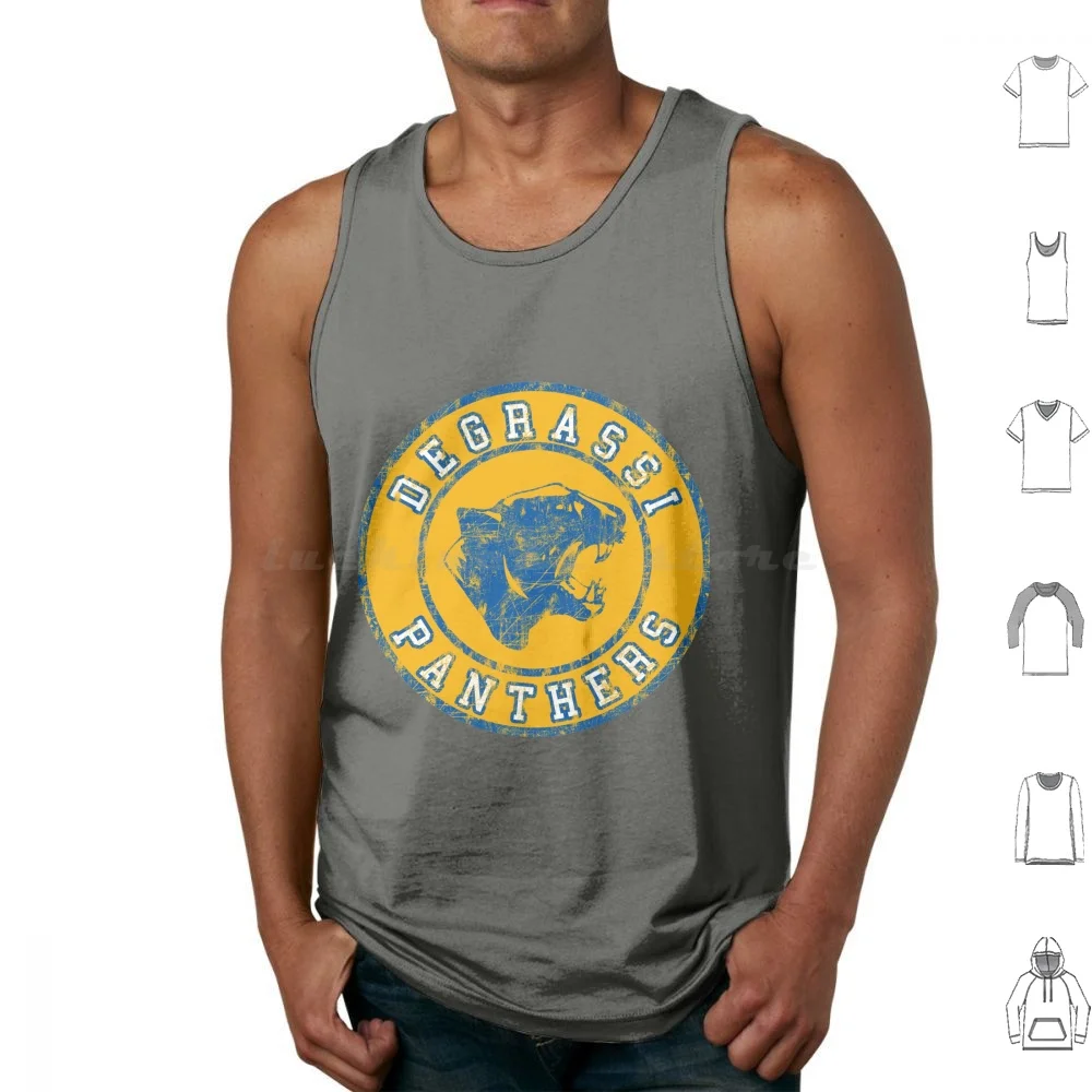 Distressed Panthers 2 Tank Tops Vest Sleeveless Degrassi Degrassi Junior High Degrassi High Degrassi The Next Generation