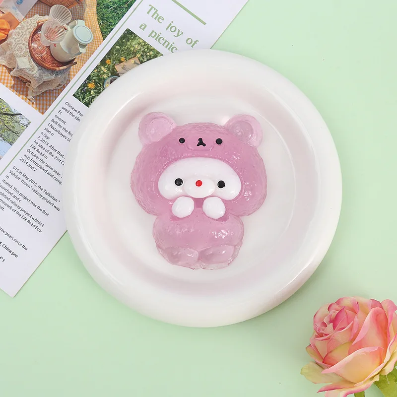 1 pz Spremere Giocattoli Orsetto Simpatico Cartone Animato TPR Materiale Alleviare Lo Stress Giocattolo Regalo Di Compleanno per Ragazzi e Ragazze Agitarsi Giocattoli