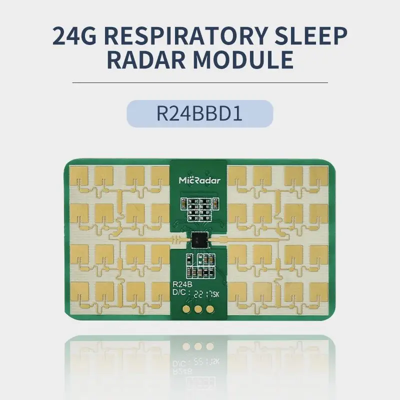 

New Sleep Breathing Monitoring Module 24GHz mmWave Radar Sensor MICRADAR R24BBD1 for Sleep Safety Alarm