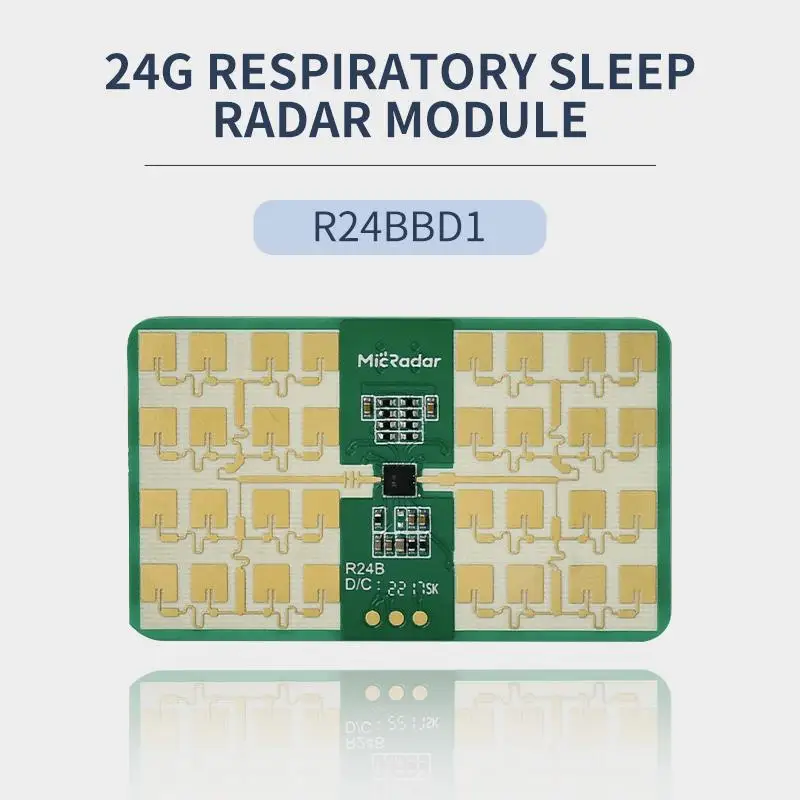 Do modułu monitorowania oddychania podczas snu 24 GHz czujnik radarowy mmWave MICRADAR R24BBD1 do alarmu bezpieczeństwa snu