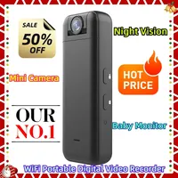 Mini Camera Baby Monitor Wearable Police Small Body Camera IP Mini Camera WiFi Portable Digital Video Recorder Night Vision DVR