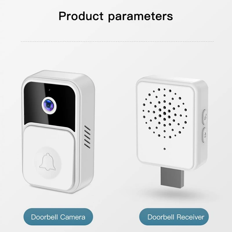 A86G-V9 Wifi Video Doorbell Smart Wireless Door Doorbell Outdoor HD Real-Time Voice Intercom Camera Access Control System