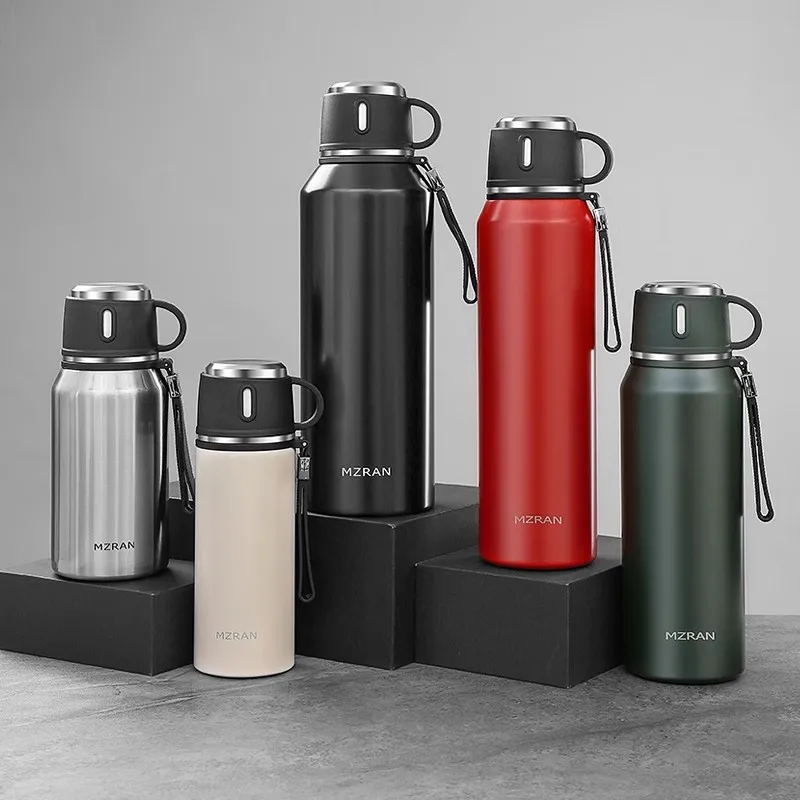 

1.5L Thermos Insulated Water Bottle Hot Water Bottle Vacuum Flask Smart coffee drinkware cup Stainless Steel Double Wall Kettles