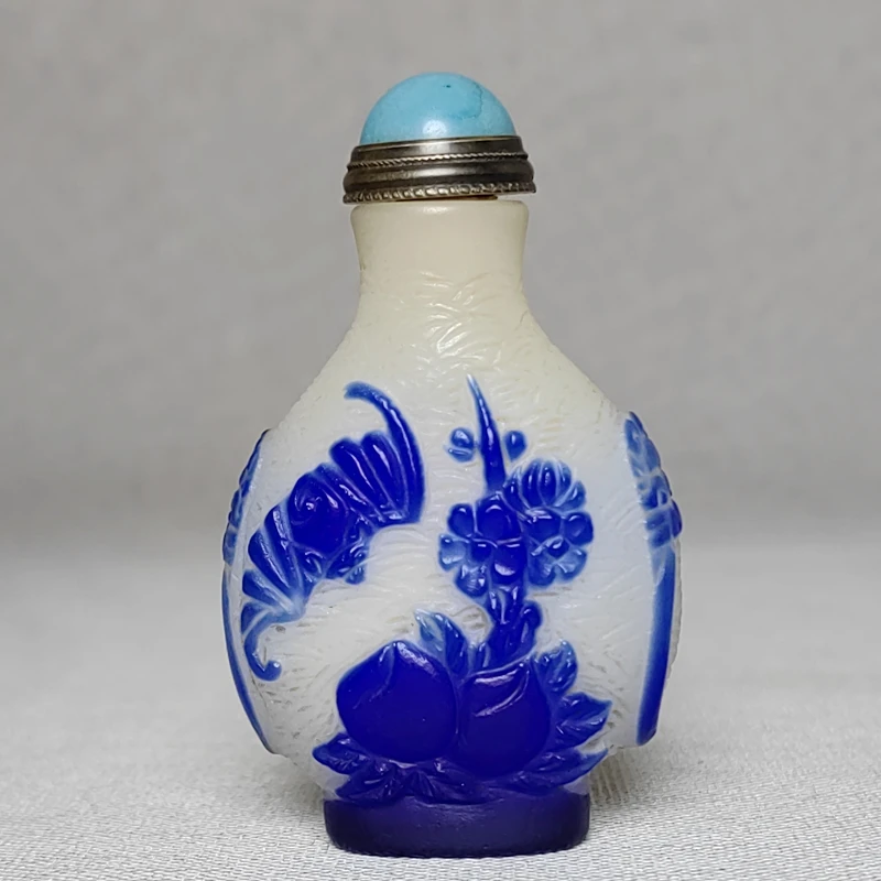antico-oggetto-d'arte-del-1919-dimensioni-64×38cm-cina-vecchia-smaltatura-di-pechino-fiori-intagliati-a-mano-statua-di-pipistrello-e-pesca-bottiglia-per-snuff-da-collezione