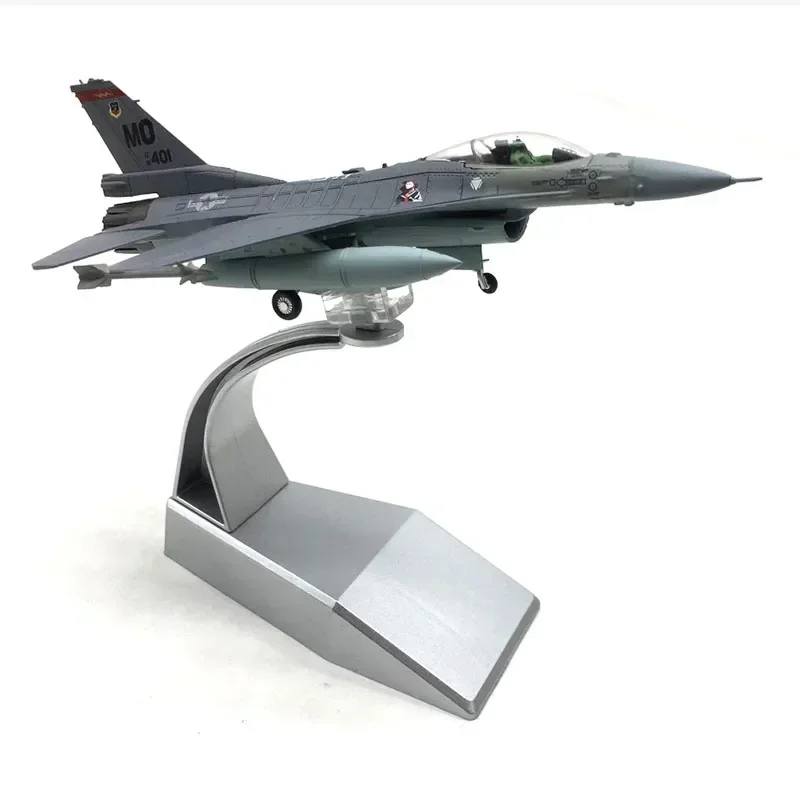 2024 Hot Sale Nsmodel 1/100 Scale Model Toy USAF F-16 F16 F-16C Fighter Aircraft Diecast Metal Plane Model Toy for Collection